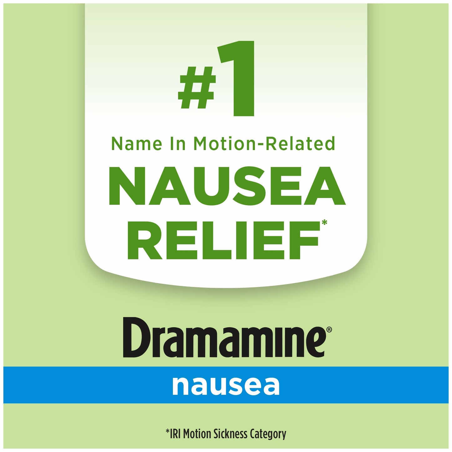 Dramamine Nausea Relief, with Meclizine HCl for Long-Lasting Relief of Nausea, Vomiting & Dizziness, 10 Tablets, Pack of 4