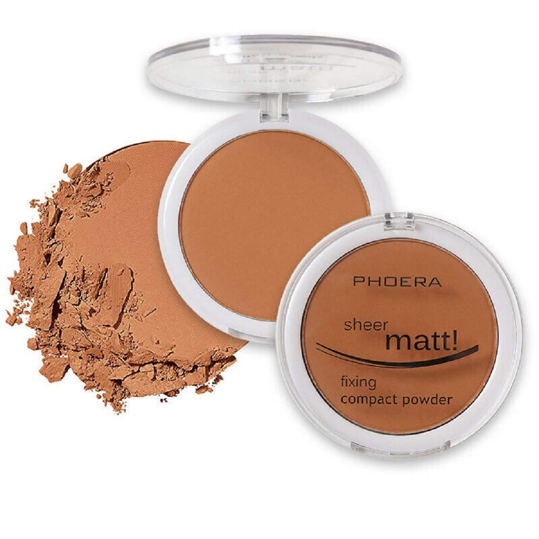 AQUAPURITY PHOERA Sheer Matte Compact Powder Fixing Powder Makeup Base Fixer Setting Powder Foundation Fixing Compact Pressed Po