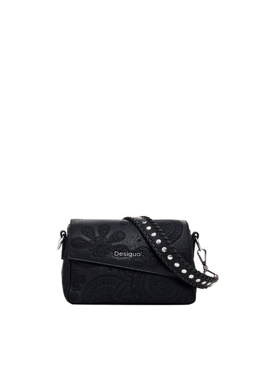 Desigual M Bag With Embroidered Flowers