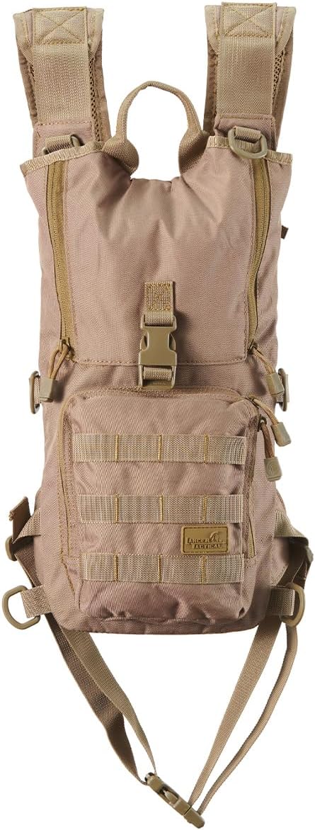 Lancer Tactical Lightweight Nylon Hydration Backpack - Ideal for EDM Music Festivals, Hiking, Running, Cycling, Airsoft, H...
