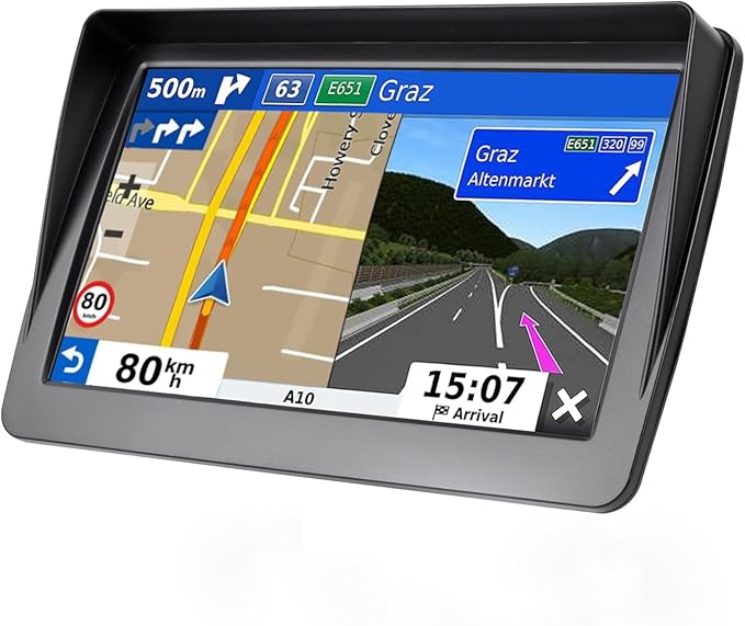 GPS Navigation for Car,7 inch GPS Navigation System,GPS Navigator 2025 Maps Updates- for Car Truck RV,Speed & Red Light Wa...