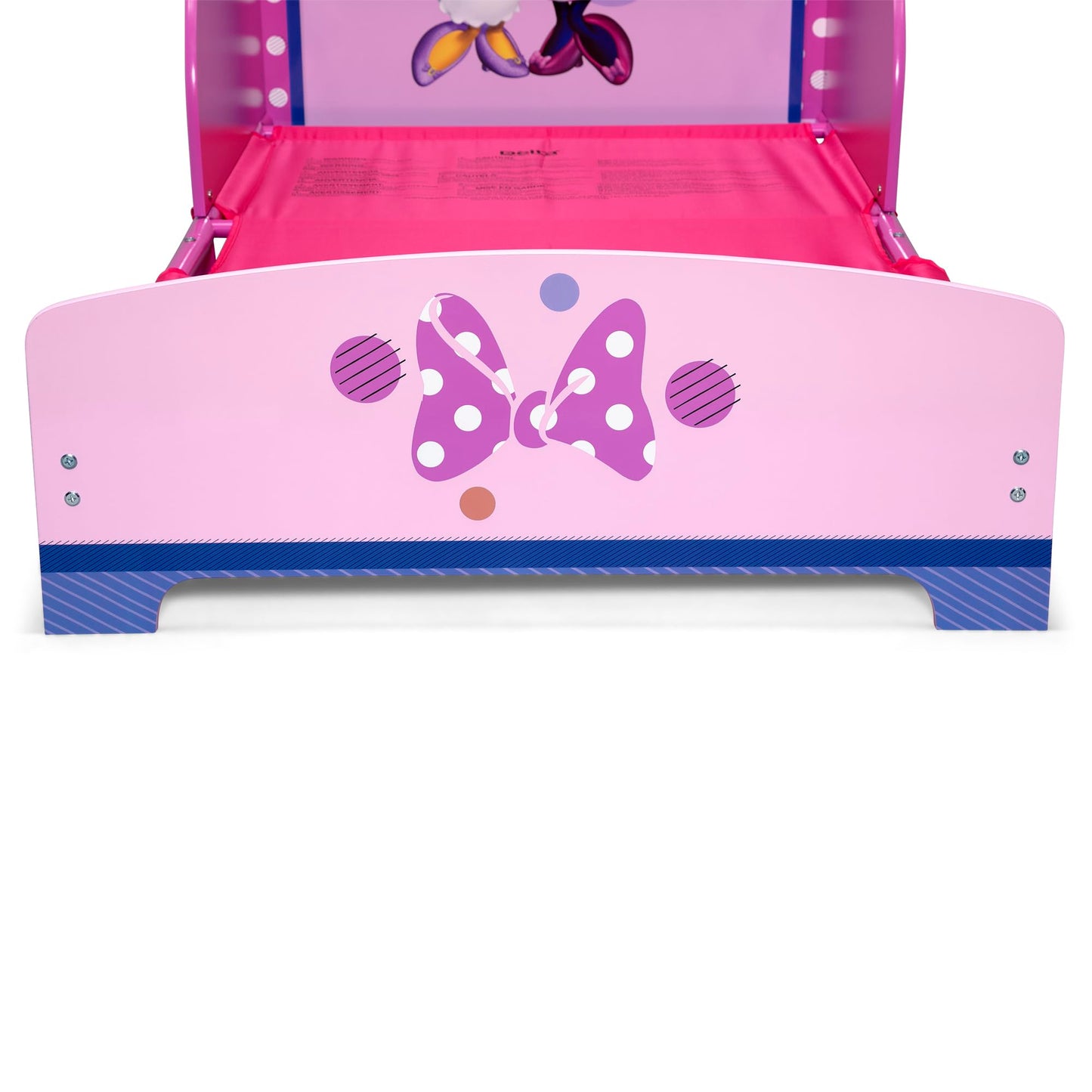Delta Children - Disney Minnie Mouse Wood and Metal Toddler Bed, Pink