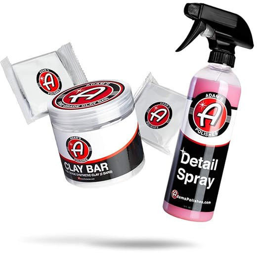 Adam's Polishes Fine Grade Clay Bar - Removes Debris & Dirt from Vehicle for Paint, Glass, Trim, Wheels | Add Shine, Gloss...