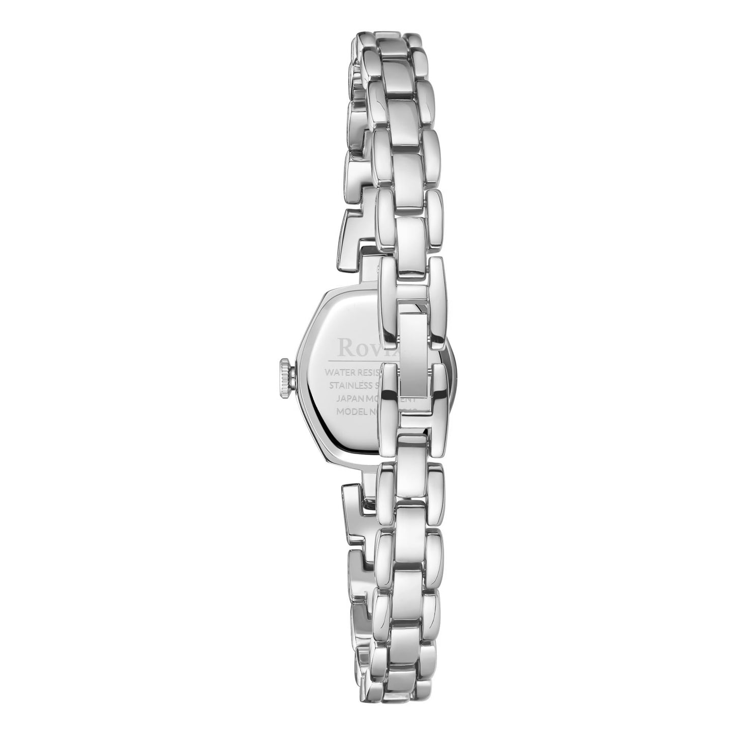 Small Gold Women’s Watch, Vintage Luxury Design with Stainless Steel Bracelet, Water Resistant, Adjustment Tool Included (Silver)