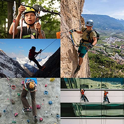 SOB Rescue Figure 8 Descender Belaying Belay Device Rock Climbing Rappelling Gear Aluminum Magnesium Alloy for Climbing,Hi...