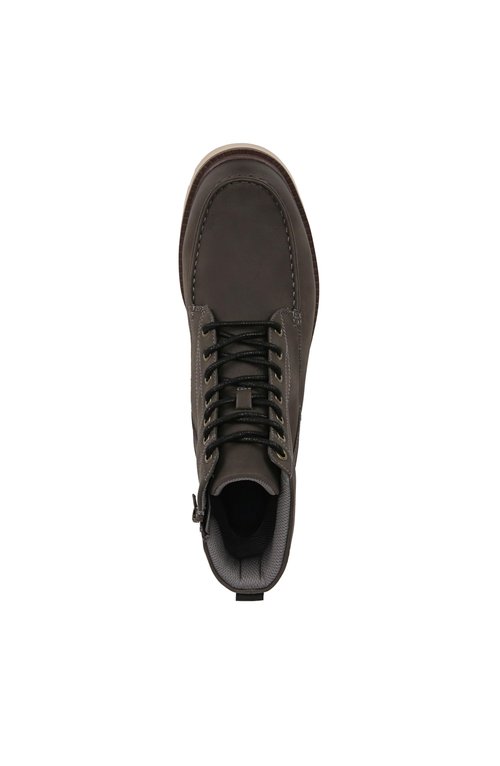 Dr. Scholl's Men's Manchester Lace Up Boot Mid Calf Boot Grey Smooth 12 M