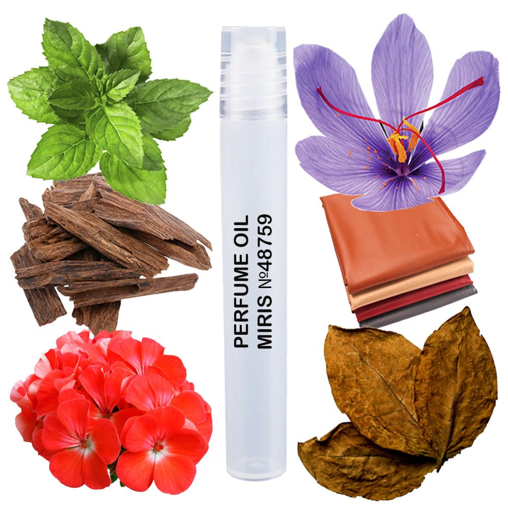 MIRIS No. 48759, Inspired by Meydan, Long-Lasting Unisex Perfume Oil for Women & Men Roll-On, Rollerball 0.34 Fl Oz / 10 ml