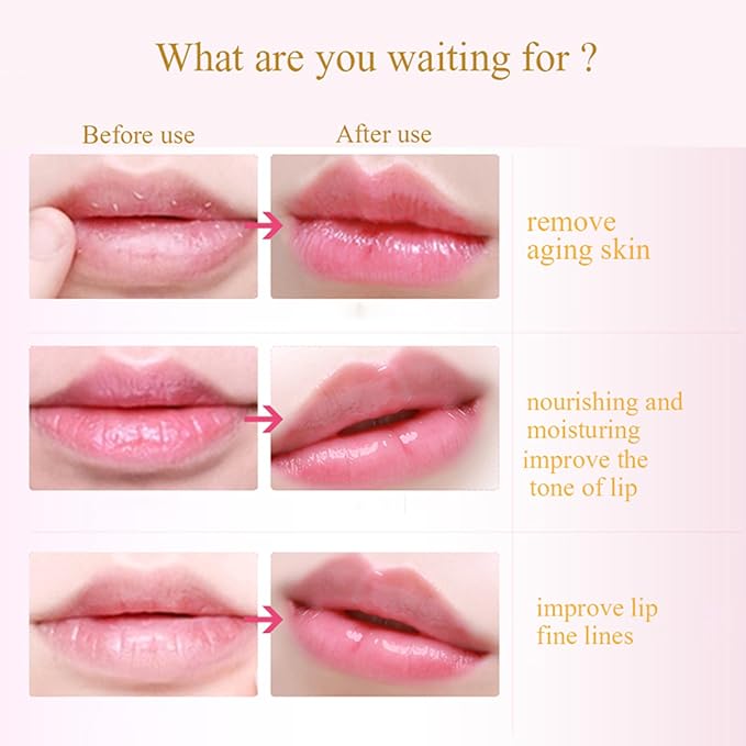 30PCS Lip Mask, Collagen Crystal Pink Care Gel Pads for Moisturizing,Reducing Chapped,Smoothing,Fine Lines,Remove Dead Skin Moisture Essence Make Your Dry Lips Attractive Sexy Strawberry
