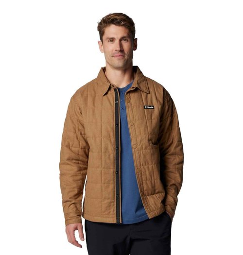 Columbia Men's Landroamer Quilted Shirt Jacket, Delta, X-Small