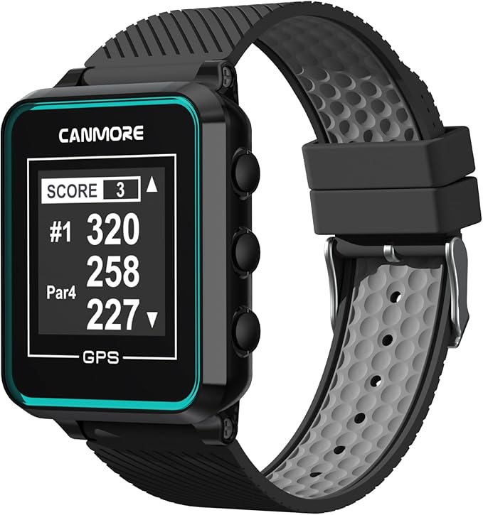 CANMORE TW356 Golf GPS Wearable Device for Men and Women, Free 41,000+ Preloaded Courses Update Worldwide, High Contrast L...