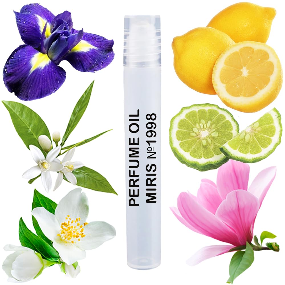 MIRIS No. 1998, Inspired by Cristalle Eau Verte, Long-Lasting Perfume Oil for Women Roll-On, Rollerball 0.34 Fl Oz / 10 ml