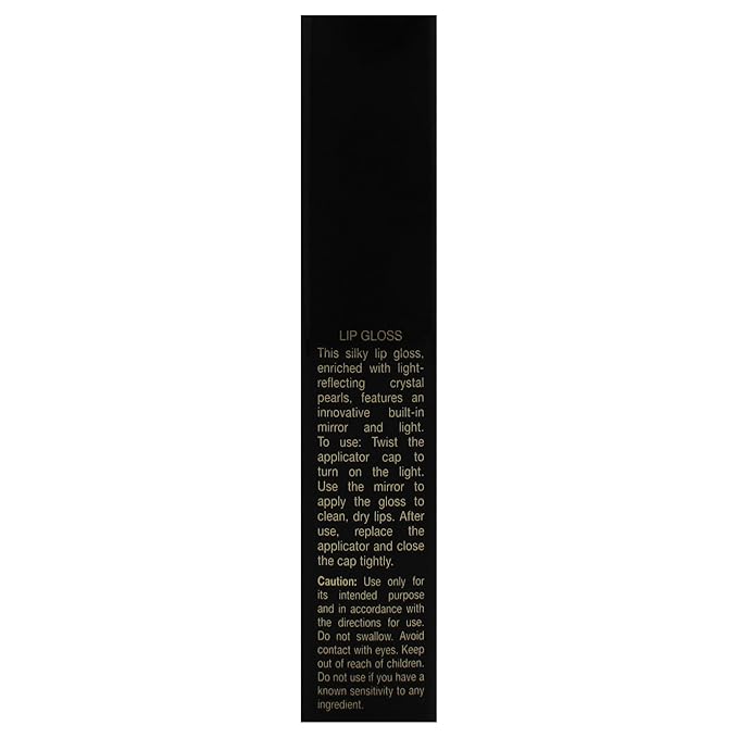GA-DE Crystal Lights Lip Gloss, 821 - Enriched with Light-Reflecting Crystal Pearls - Smooth Silky, Rich Color - Moisturizes and Adds Shine - 0.2 oz