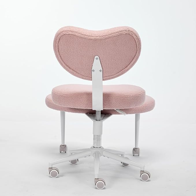 Meditation Chair Plus Teddy Pink Upgrade Version Home Office Solution Flexible Design for Fidgety Sitters Comfortable and Adjustable