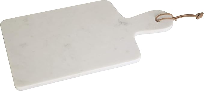 Premier Housewares Rectangular, Marble, Off-White Paddle Board, H2 x W46 x D27cm