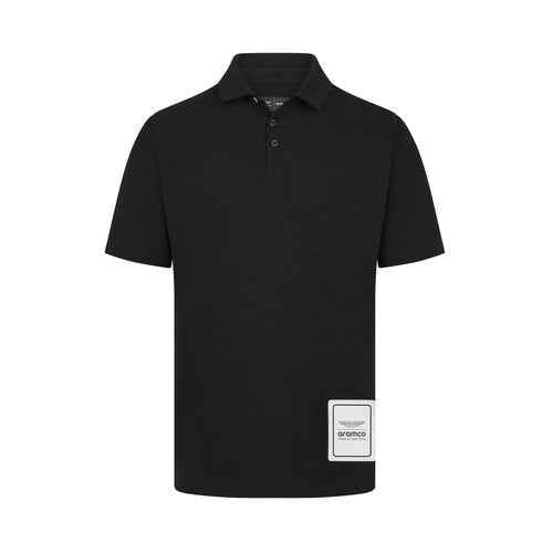 Aston Martin F1 Men's Logo Polo - Black - Size: Small