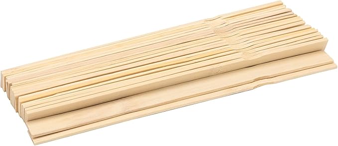 ZOENHOU 200 PCS 10 Inch Paint Sticks, Premium Wooden Paint Stir Waxing Sticks for Crafts Crafting Resin Craft Wood Crafts Paddle Hobby Projects Garden Marker
