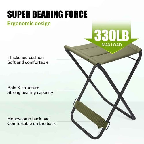 THKFISH Fishing Backpack with Foldable Chair, 35L Tackle Box Backpack with Rod Holders Fishing Storage Bag Portable Stool for Outdoor Fishings, Camping, and Hunting