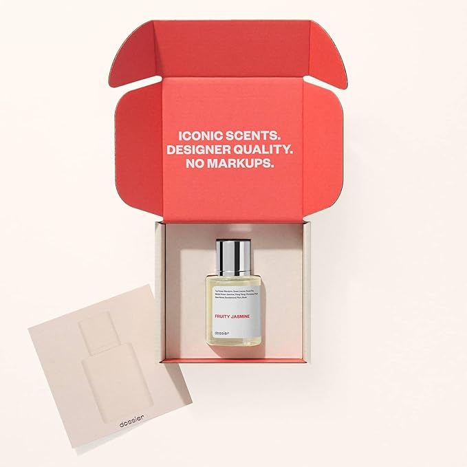Dossier - Fruity Jasmine - Eau de Parfum - Luxury Perfume - Paraben-Free - Vegan - For Women - Fragrance 1.7 Fl oz (Spray 50ml)