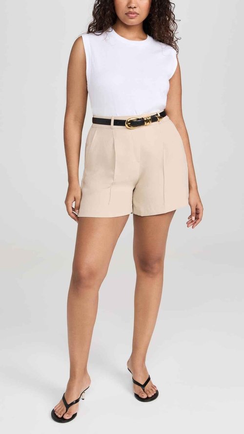 Madewell Women's Triple Metal Keeper Belt, True Black with Gold Hardware, Small