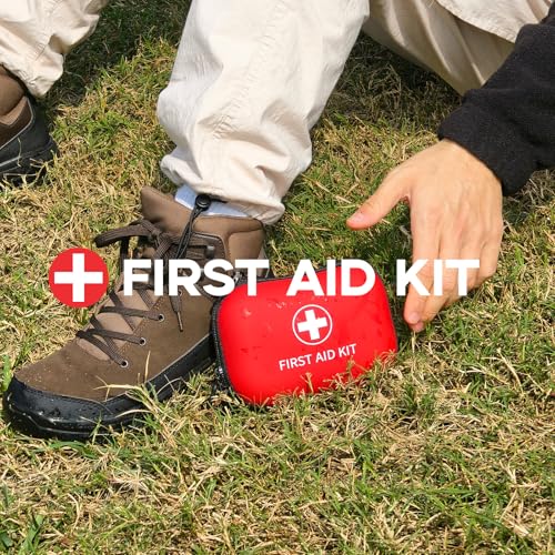 Prelady 138 Pcs Mini First Aid Kit Travel Size, TSA Approved Small First Aid Kit for Car, Hiking & Home, Compact Travel Me...