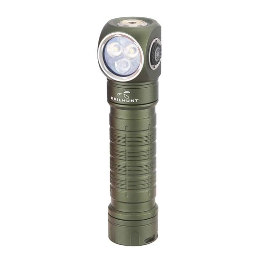 ESKTE H200 Headlamp Flashlight,1600 lumens USB Magnetic Rechargeable,White and Red Beam,Hands-Free Reliable Angle Light for Running Camping Hiking Caving (Green, H200 6500K Cool White)
