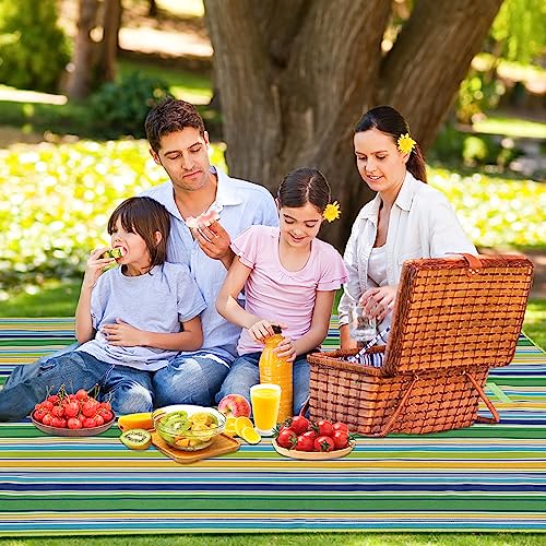 TEASTAR Waterproof Picnic Blanket Extra Large Oversized Beach Blanket Sandproof Outdoor Large Picnic Blankets Foldable San...