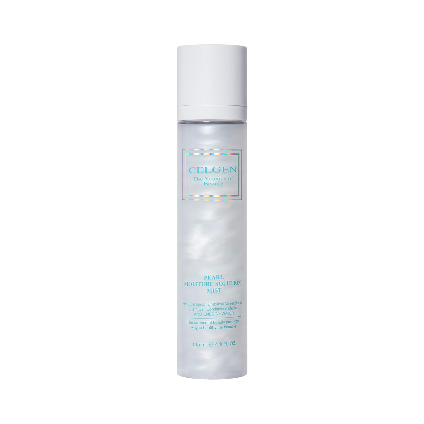 CELGEN] Pearl Moisture Solution Mist – 3-in-1 Toner, Makeup Primer & Setting Spray, Brightening & Hydrating Face Mist, 4.9 Fl. Oz./145ml