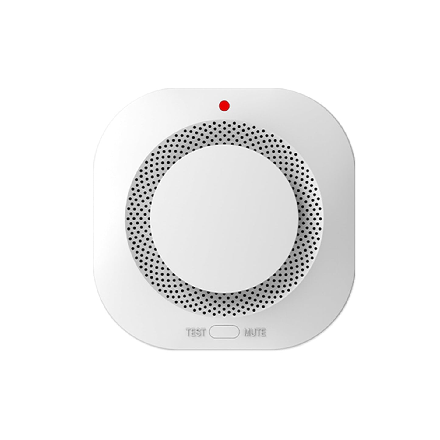 Photoelectric Smoke Detector Fire Alarm, Battery Operated, Smoke Alarm with Test Button & Low Battery Signal, LED Warning Light, 85-Decibel Alarm Sound, Easy Installation for Living Rooms and Bedrooms