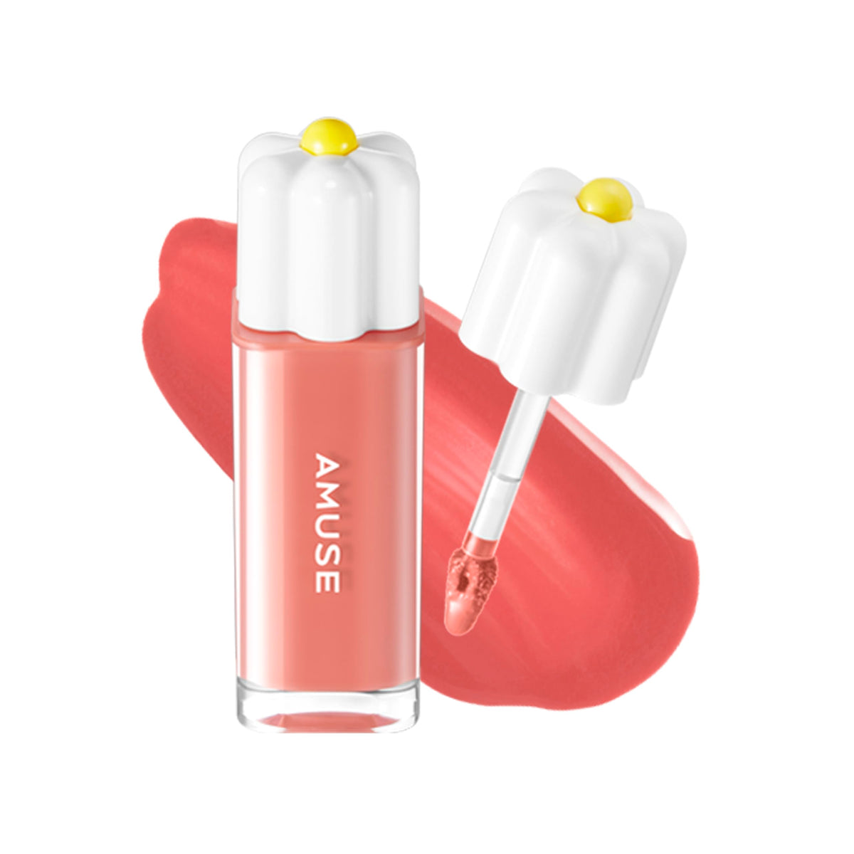 Amuse SEOUL Daisy Flower Dew Tint 06 FIG DEW | 35% High-moisture Water Tint, Long-lasting, Vitamin E Acetate, Moisturizing, No P