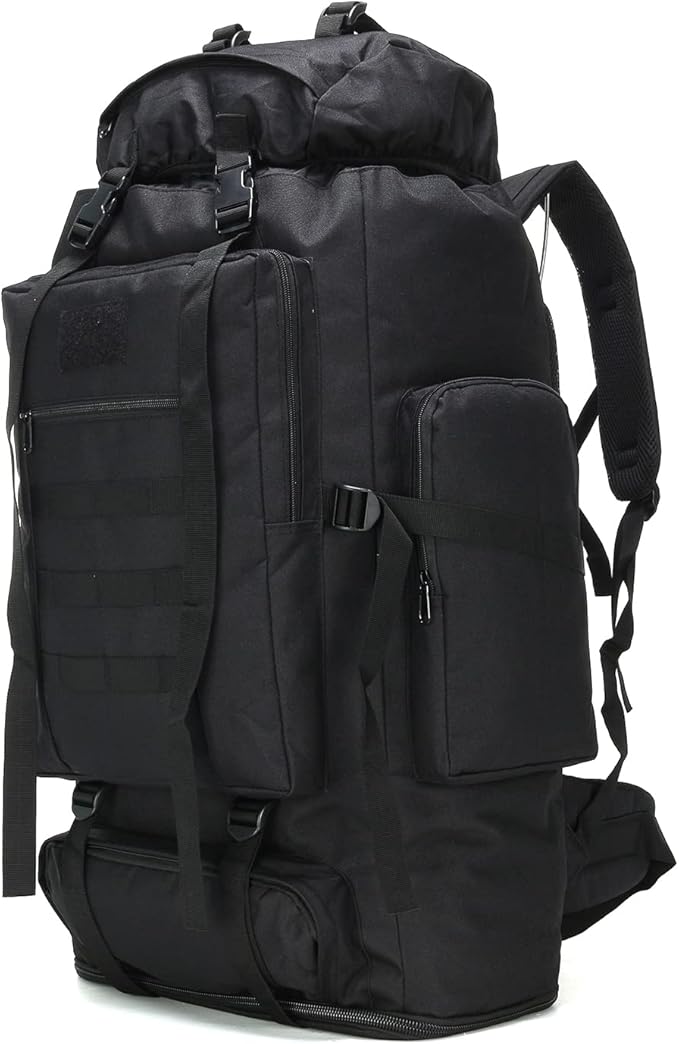 W WINTMING Hiking Backpack for Men 70L/100L Camping Backpack Military Rucksack Molle 3 Days Assault Pack for Climbing | Ca...