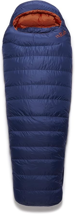Rab Women's Ascent Down Sleeping Bag - Lightweight Warm Mummy Sleep Sack for Camping & Backpacking