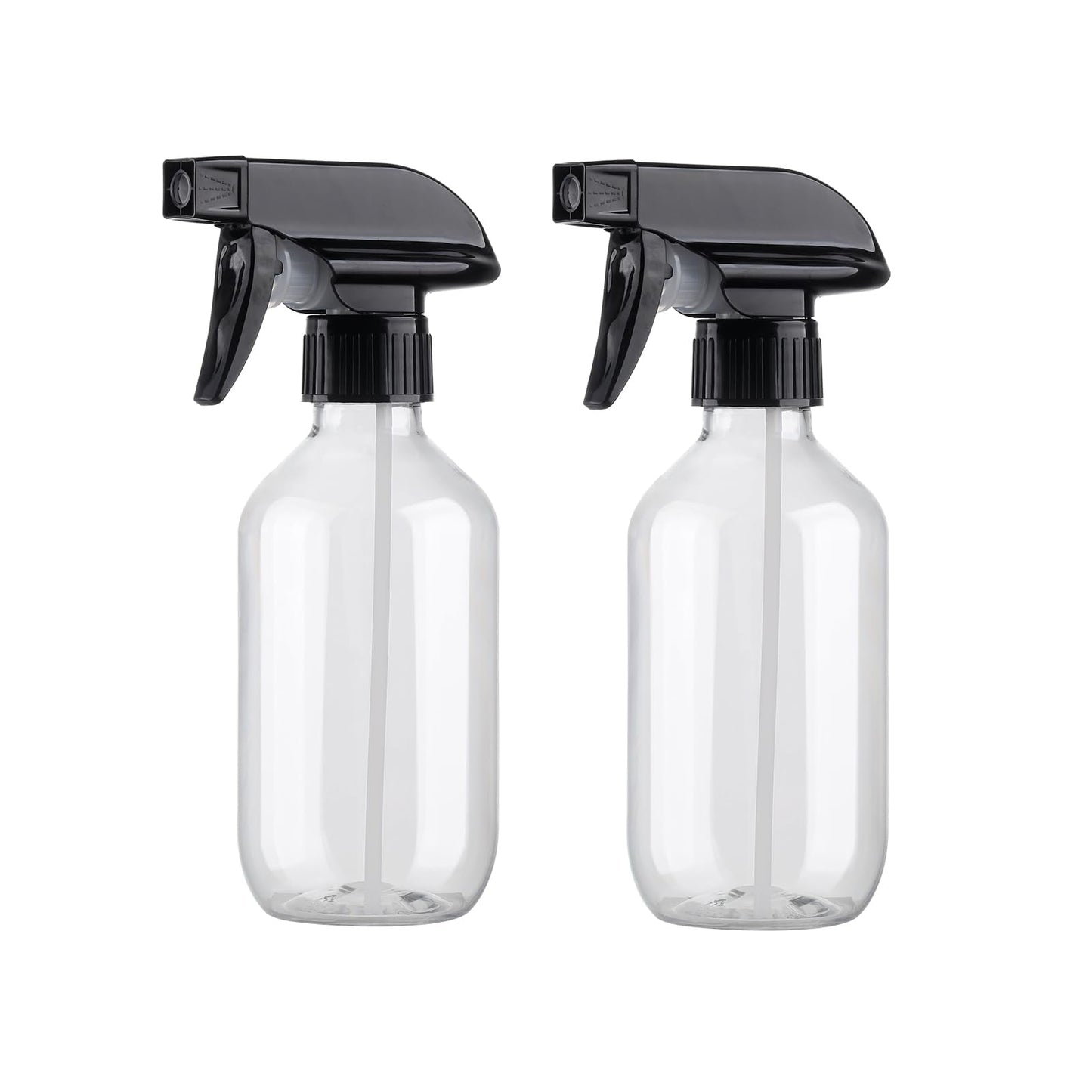 KREMORV Spray Bottles 10oz/300ml Plastic Spray Bottle Empty Refillable Container with Adjustable Head Sprayer, Mist/Stream Water Bottle for Cleaning Products, Plants, Pet Training, Hairstyling