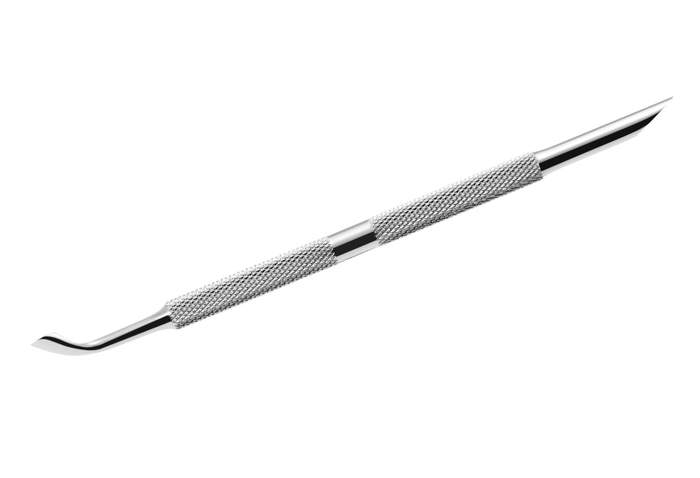 Rui Smiths Pro Cuticle Pusher with 2 Ends - Stainless Steel Manicure Tool - Style 102