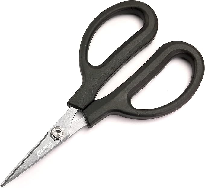 Ascend Tools 6-1/4 inch Carbon Steel Shears - Kevlar, Dyneema, Vectran, Spectra, Technora, Nomex, Innegra, Dacron, Fiberglass, Carbon Fiber, Fiber Optic Kevlar Shears