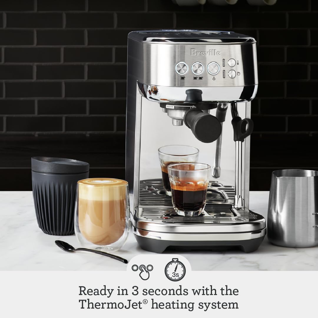 Breville Bambino Plus Espresso Machine BES500DBL, Damson Blue