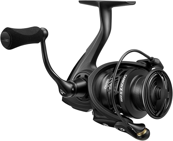Piscifun Carbon X II Spinning Reels, Light to 5.5oz, Upgrade Carbon Frame Rotor, 22LBs Max Drag, 10+1 Shielded BB, 6.2:1/...