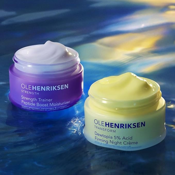 Ole Henriksen Dewtopia Firming Night Cream with AHA and Edelweiss Full Size 50ml 1.7 Fluid Ounces