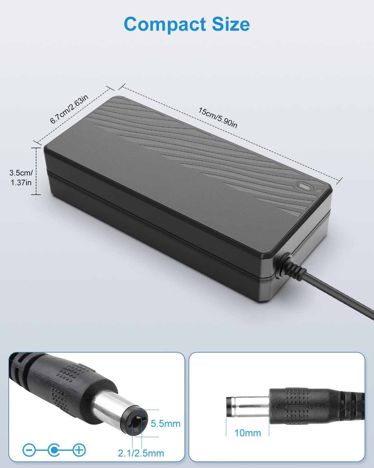 ALITOVE 5V 15A AC to DC Power Supply Adapter Transformer Converter 5.5x2.5mm Plug 100V-240V AC Input for WS2811 2801 WS2812B LED Strip Pixel Light