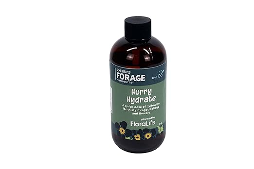 Oasis Forage Hurry Hydrate Treatment for Fresh Cut Flowers, Ready to Use Formula, 8 oz
