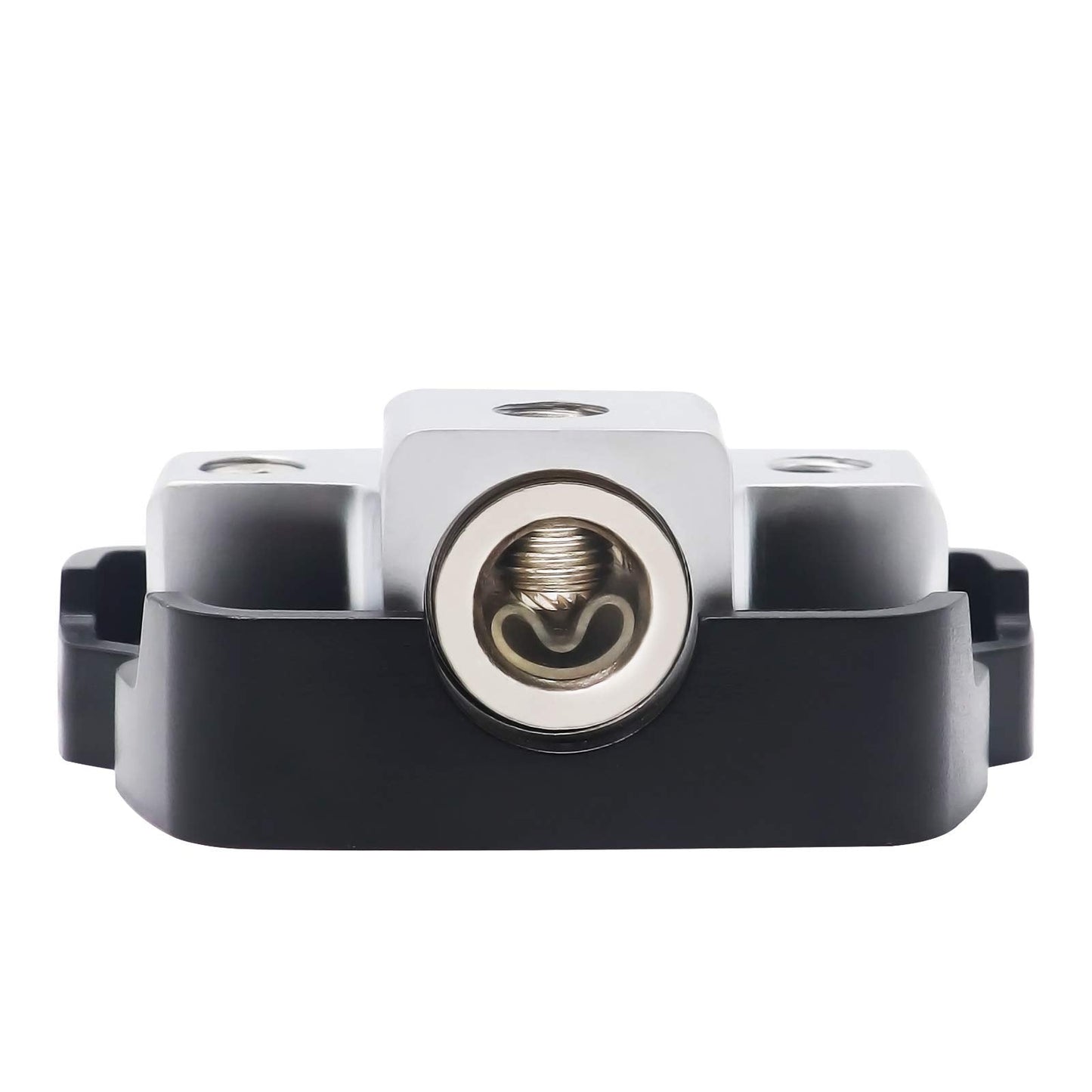Recoil Db14P 4 Way Power Distribution Block, 1 X 0/2/4 Gauge In / 4 X 4/8 Gauge Out Power Distribution Ground Distributor Block