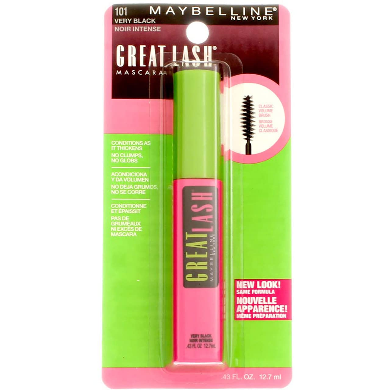 Maybelline Great Lash Mascara - Brown/Black (Pack Of 18)
