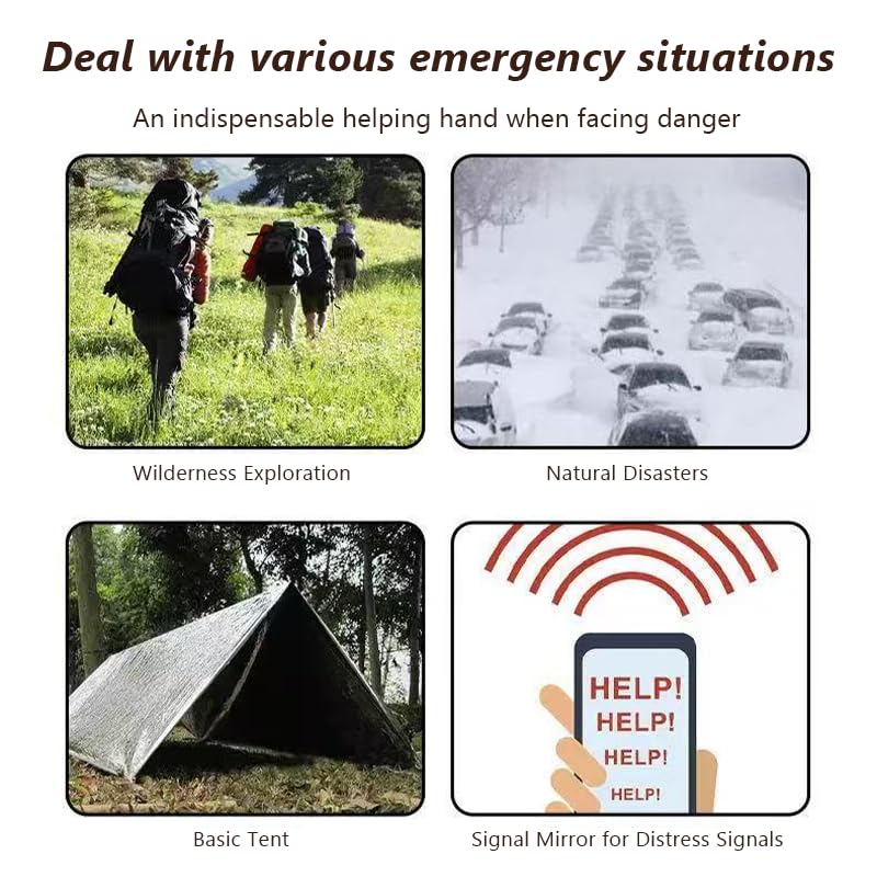 Outdoor Travel Camping Sleeping Bag Cold-Resistant Insulated Emergency Sleeping Bag Disaster Relief Emergency Blanket