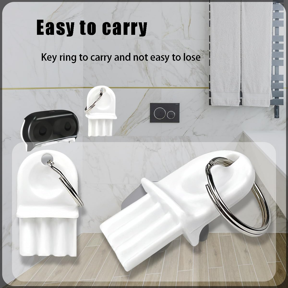 Universal Dispenser Key, 5 Pack Toilet & Paper Towel Key Replacement