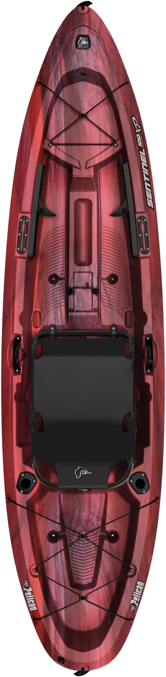 Pelican Sentinel 100XP - Angler Sit on top Fishing Kayak - Lightweight - Ergocast XP™ Seating System - 10 ft