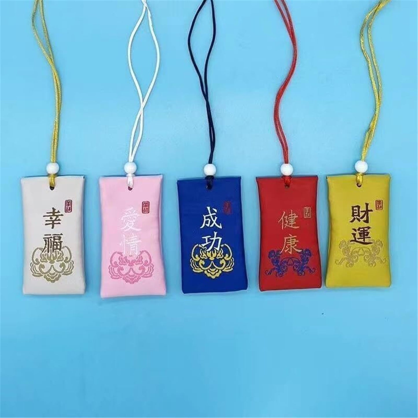 Spiritual Salt with Sachet - Spiritual Salt Pouch, Spiritual Salt for Money, Buddhist Spiritual Salt Pouch Necklac, Spiritual Salt Pouch from China, Classical Chinese Talisman (Gather Wealth)