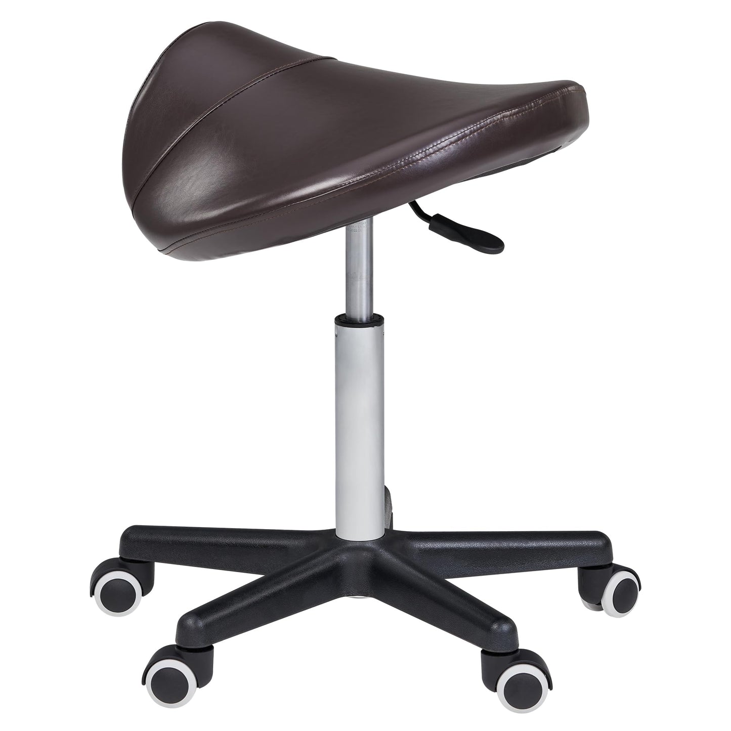Master Massage Ergonomic Saddle Chair-Saddle Stool- Hydraulic Swivel Rolling Chair-Salon Clinical Tattoo Dentist Clinic Stool, Spas, Salons Stools, Workshop Office-Coffee