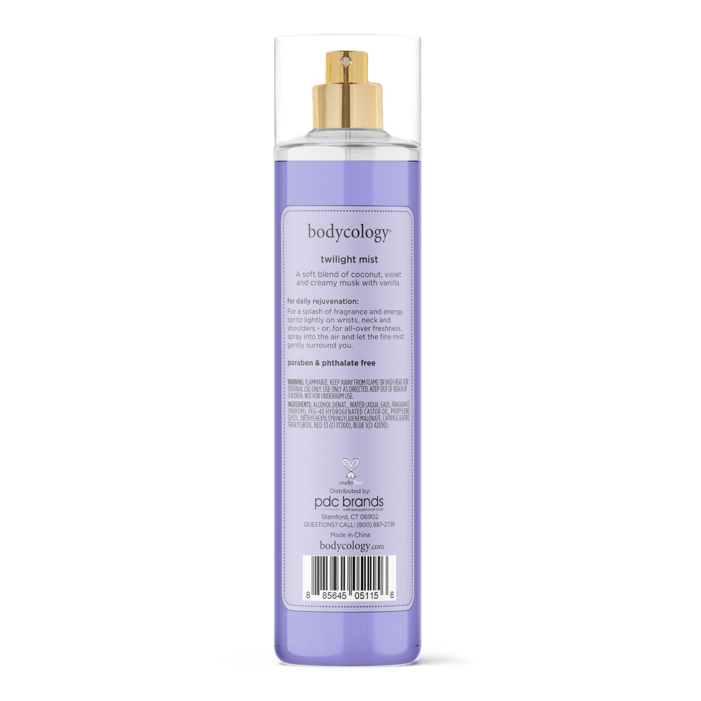 Bodycology Long-Lasting Fragrance Body Mist, Twilight Mist, 8 fl oz