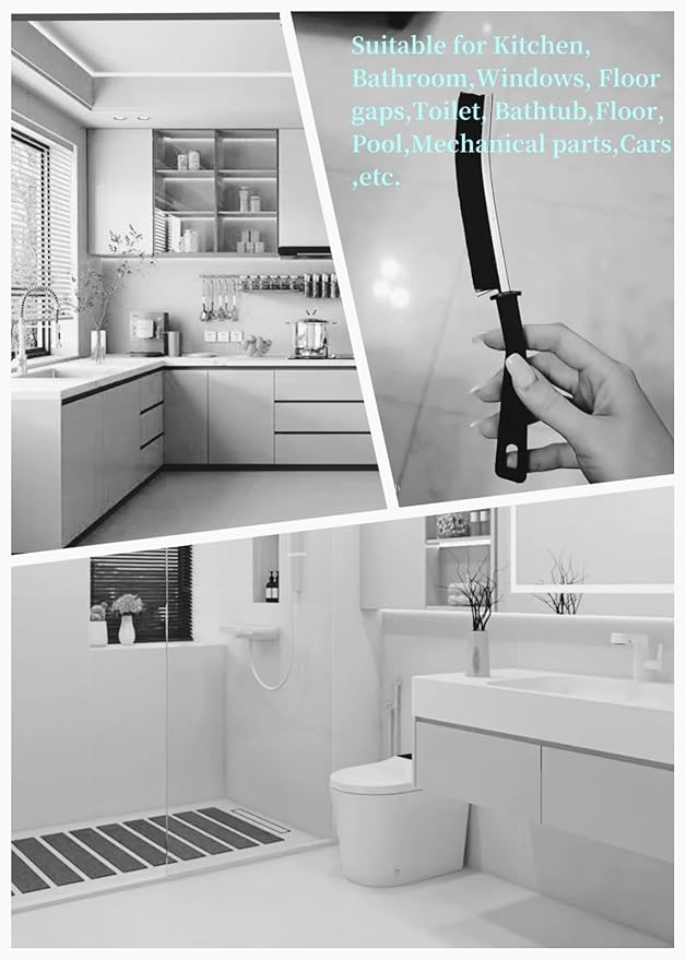 5 PCS Crevice Cleaning Brush,Hard Bristle Crevice Cleaning Brush,Crevice Cleaning Tool is Effective to Clean The Small Gap of Kitchen, tolilet and Windows. (5pcs)