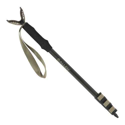 Barronett Ground Gobbler Low Profile Hunting Chair and Allen Shooting Stick - Versatile 300lb Capacity and Adjustable Height Hunting Accessories