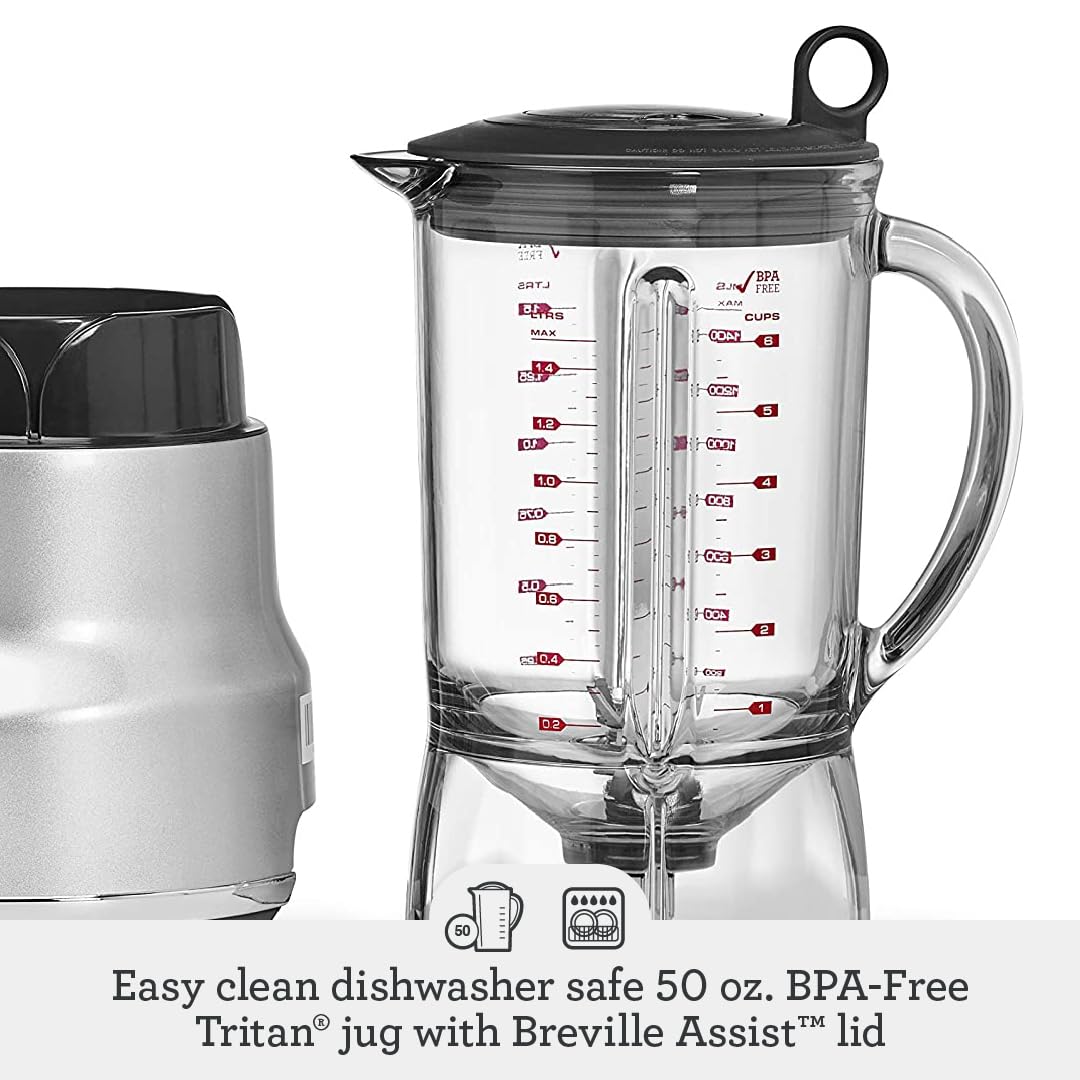 Breville BBL620BTR Fresh and Furious Blender, Black Truffle